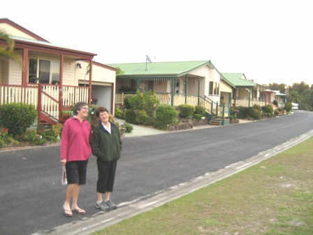 Margery & Liz at the retirement village