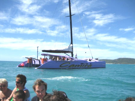 The 85 foot Camira Catamaran