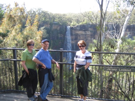 Liz, Bill & Liz at Fitzroy Falls