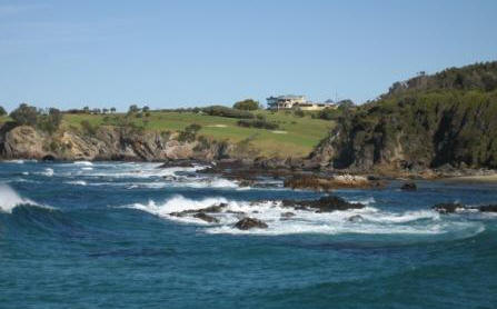 Narooma GC from the breakwater